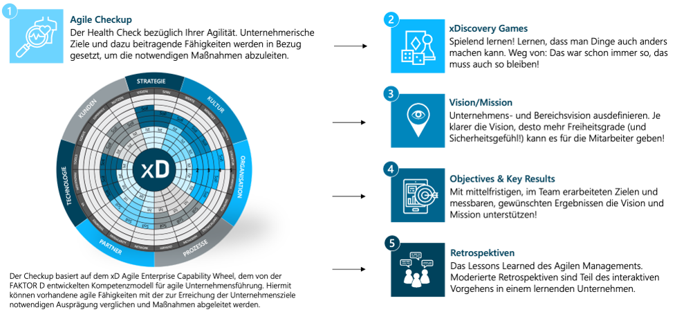 Übersicht xD Beratungsbausteine für das Agile Enterprise